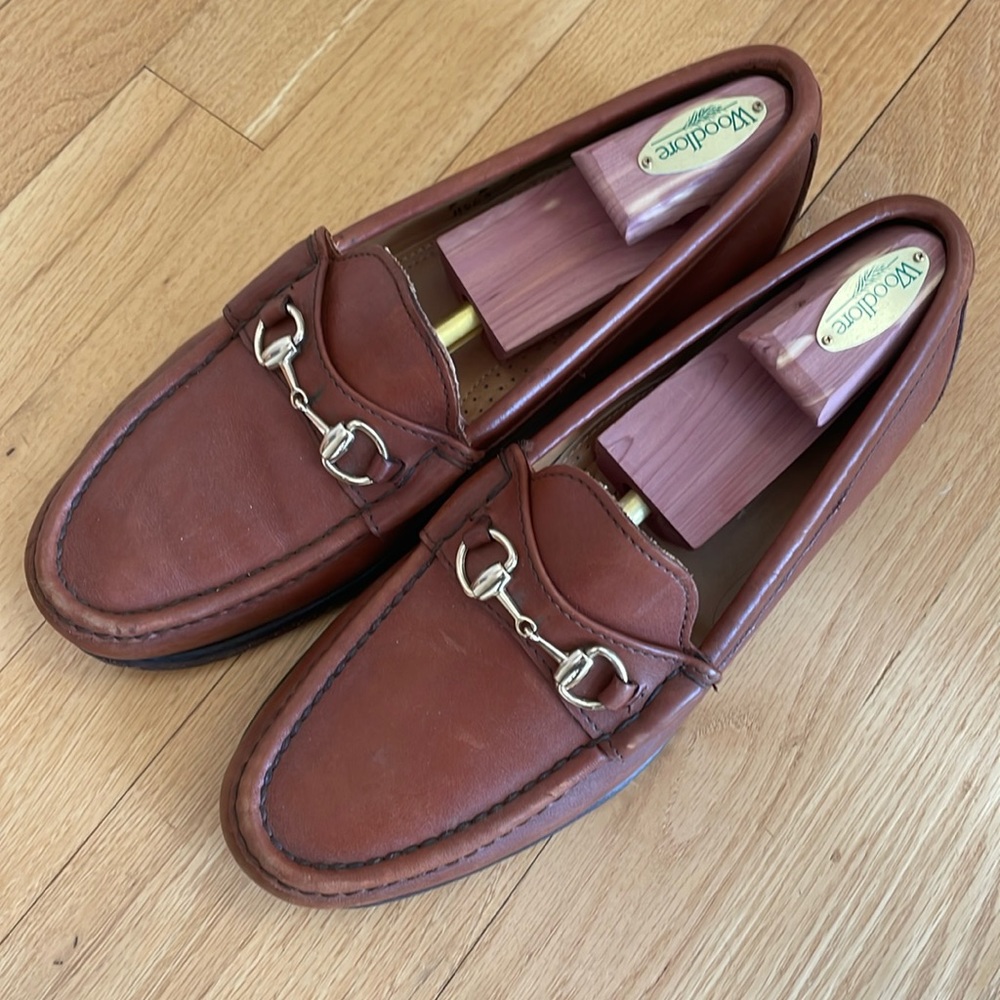 Size 9 D Alden Horse Bit Loafers Made in USA